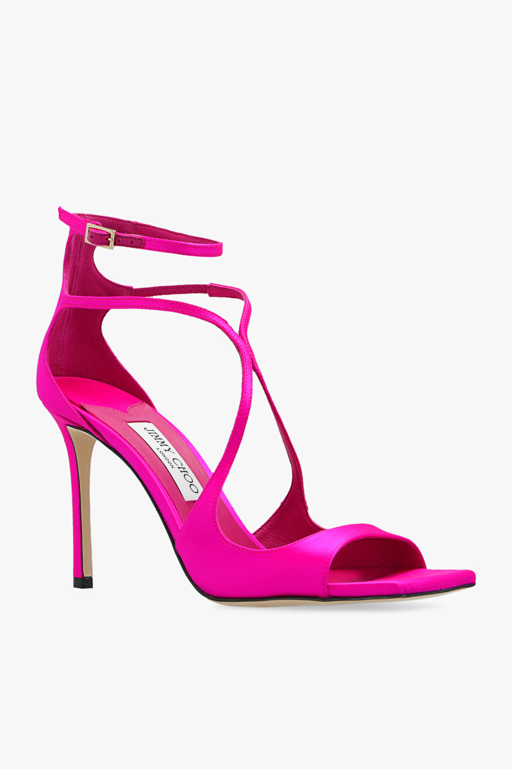 Jimmy Choo 'Azia' satin heeled sandals | Women's Shoes | Vitkac